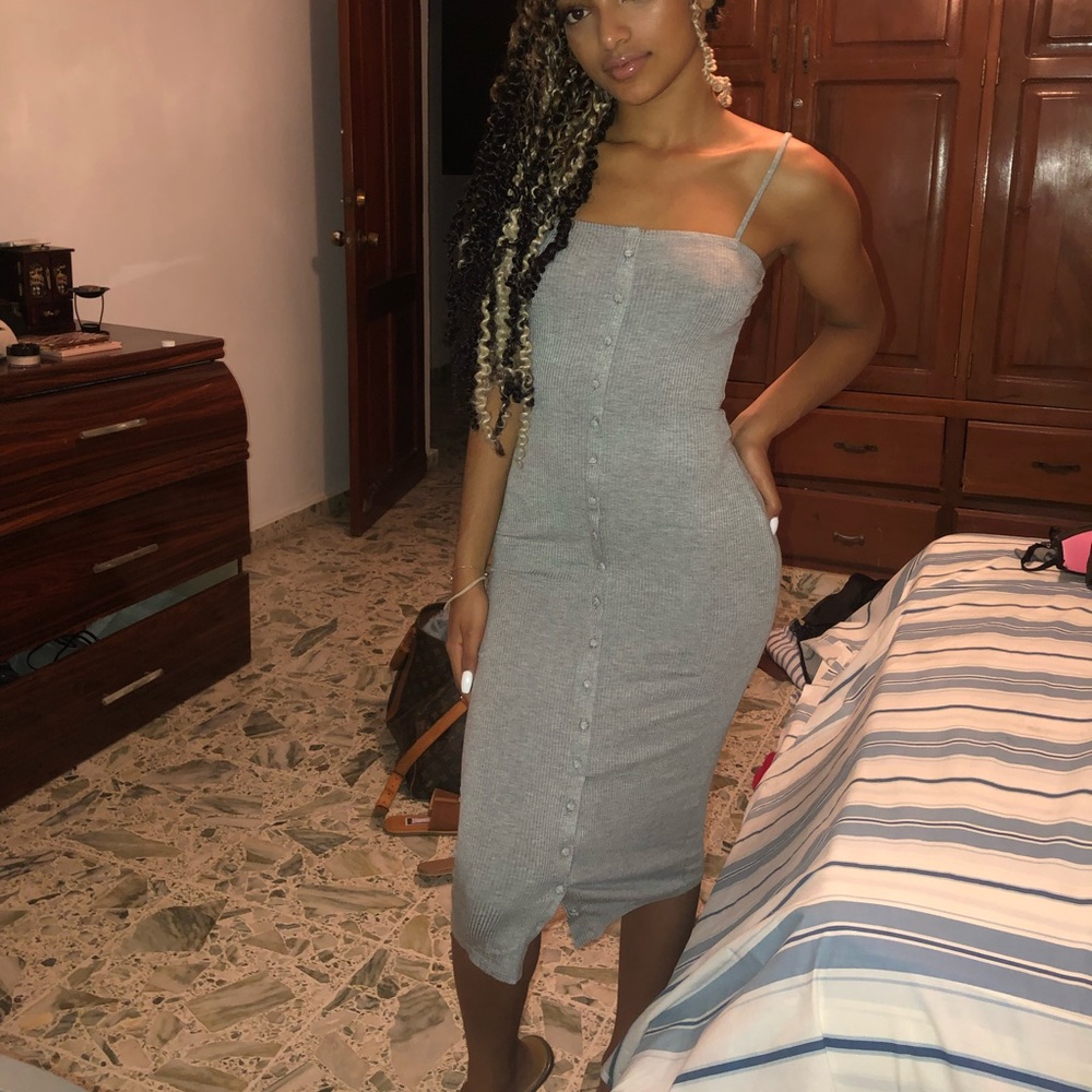 Basic grey dress